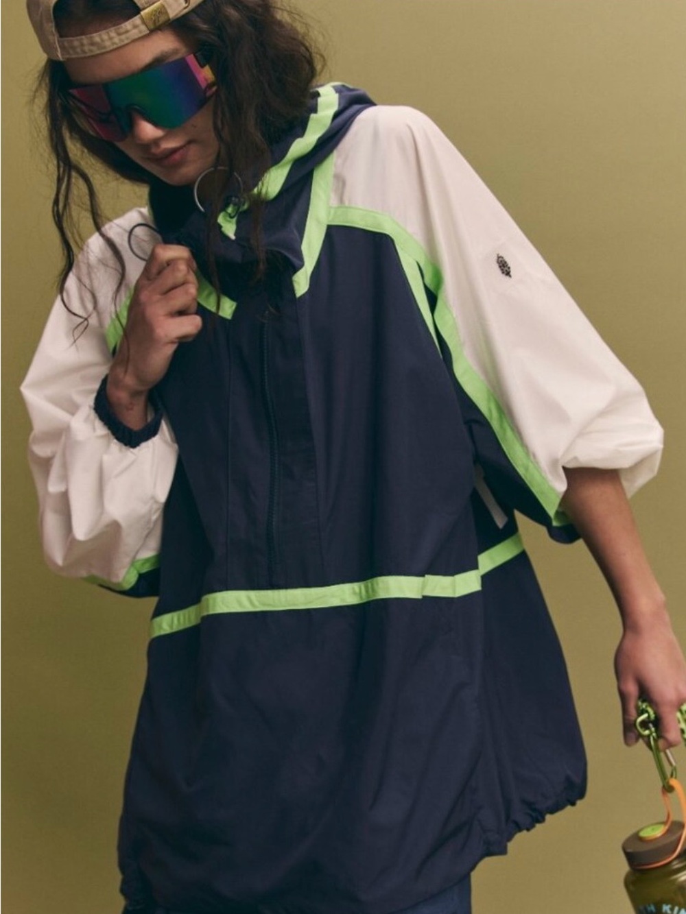 Free People/ Free Movement Like The Wind Logo Jacket NWT